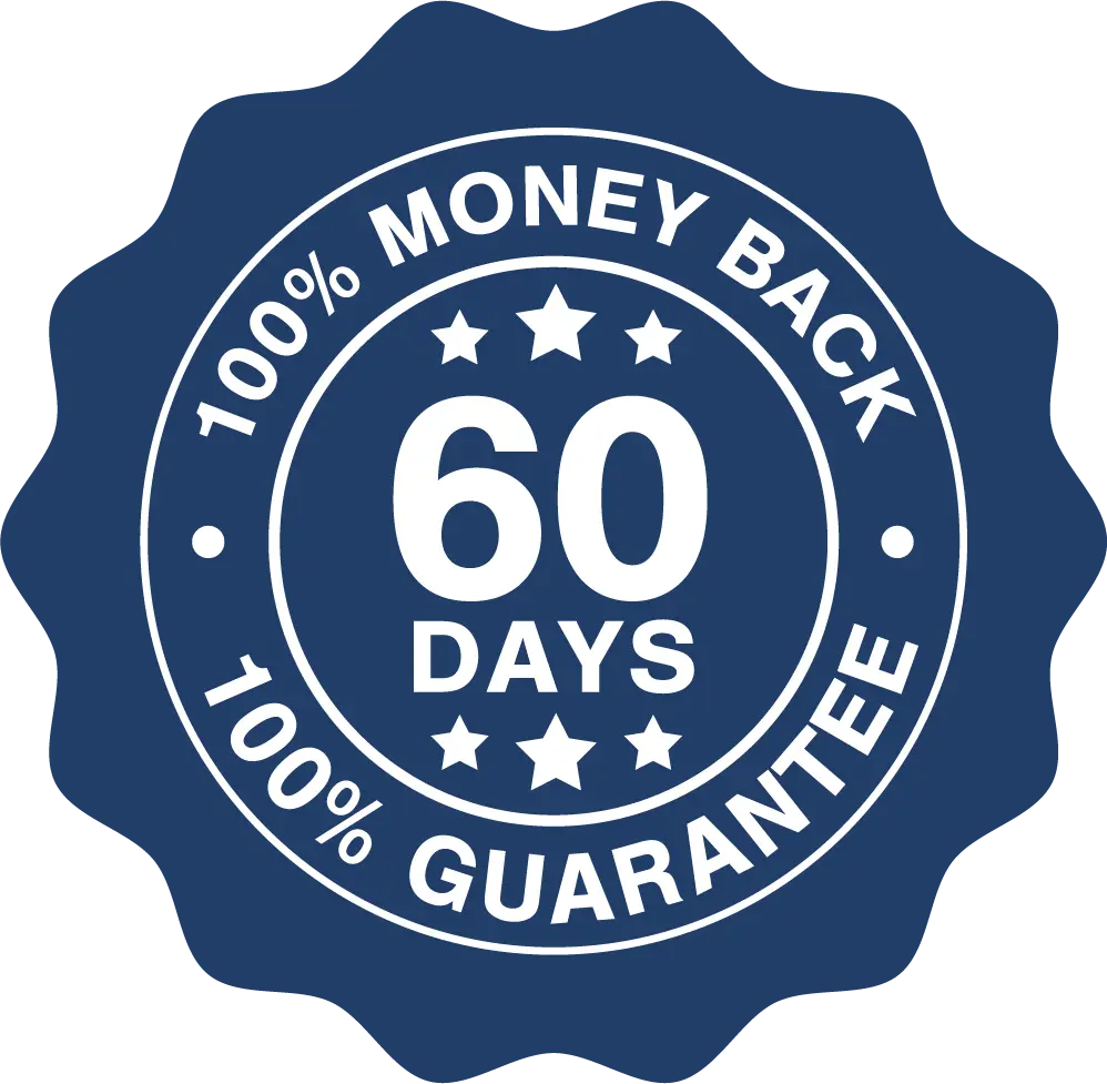 Steel Flow Pro 100% money back 60 days guarantee seal